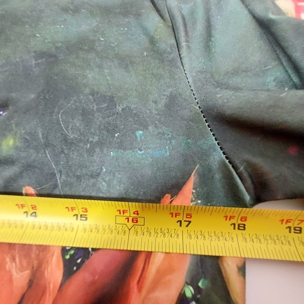 Whimsical Forest Scene Long Sleeve Top with Cute Mouse and Mushrooms - Picture 8 of 9